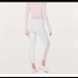 Train times Lululemon leggings, 7/8 length